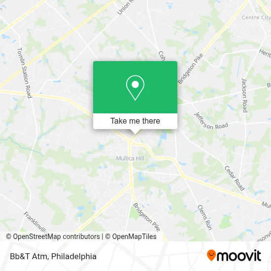 Bb&T Atm map