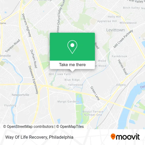 Way Of Life Recovery map