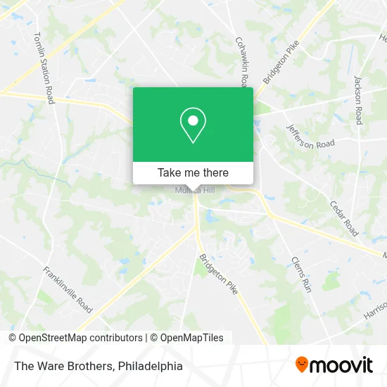The Ware Brothers map
