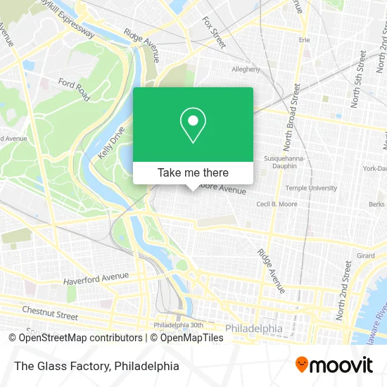 The Glass Factory map