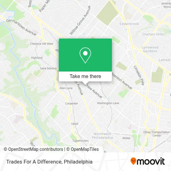 Trades For A Difference map