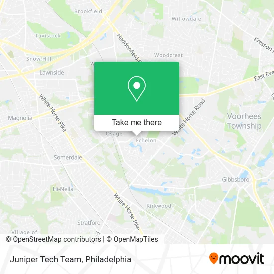 Juniper Tech Team map