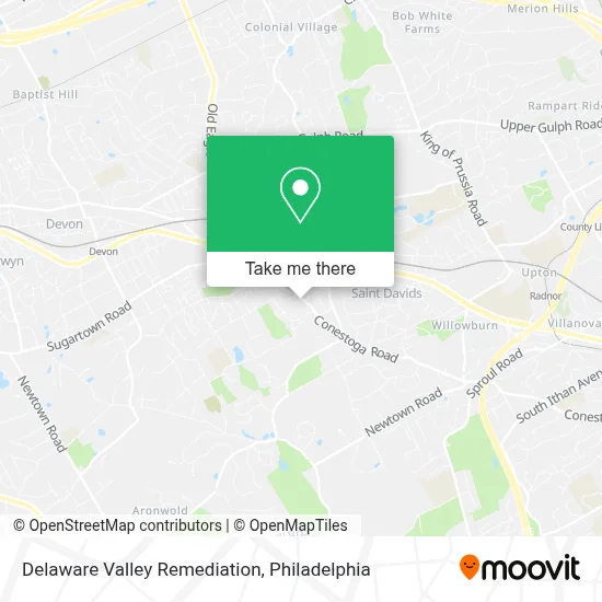 Delaware Valley Remediation map