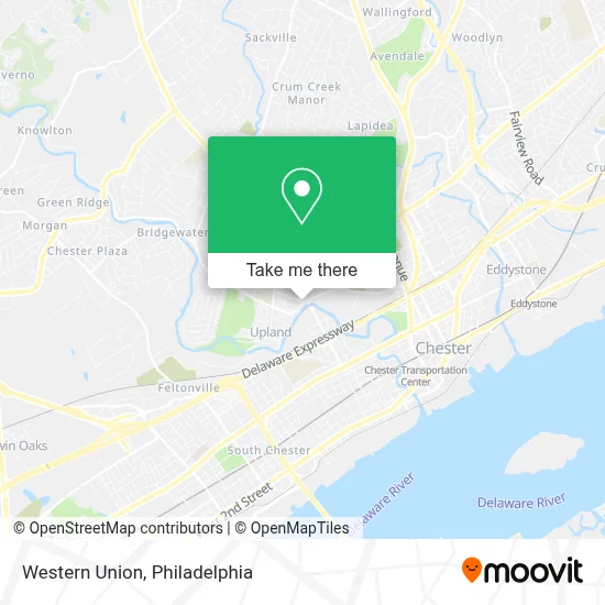 Western Union map