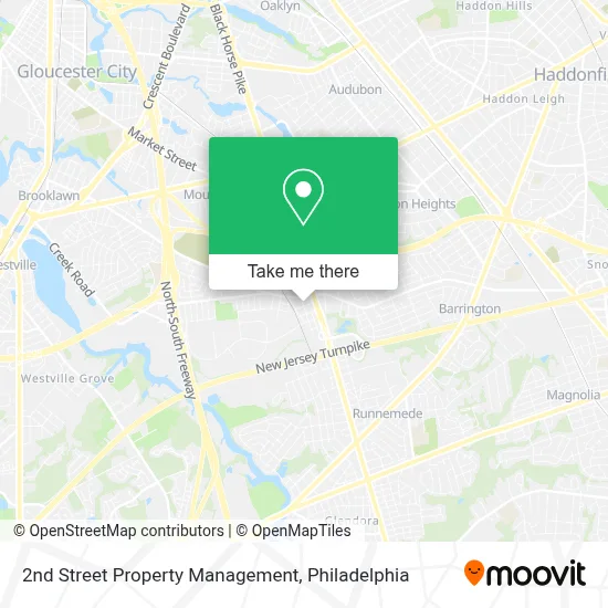 2nd Street Property Management map