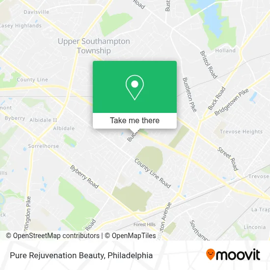 Pure Rejuvenation Beauty map