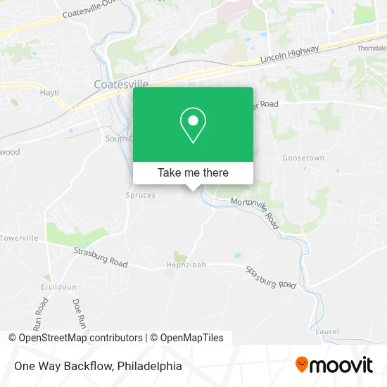 One Way Backflow map