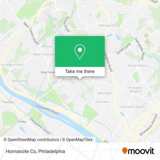 Homasote Co map