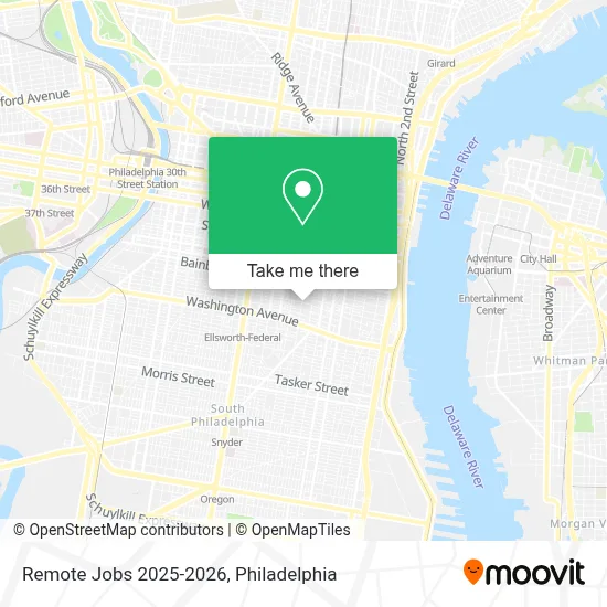 Remote Jobs 2025-2026 map