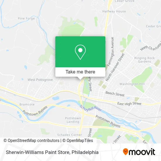 Sherwin-Williams Paint Store map