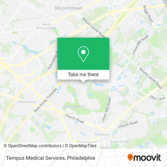 Tempus Medical Services map