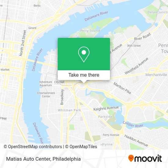 Matias Auto Center map