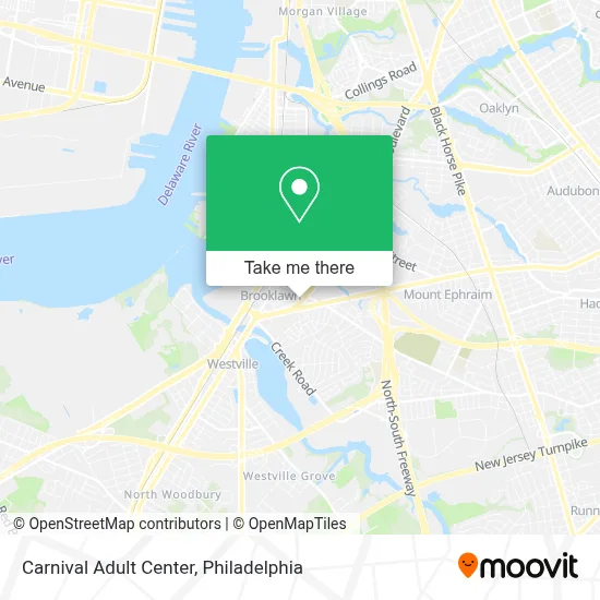 Carnival Adult Center map