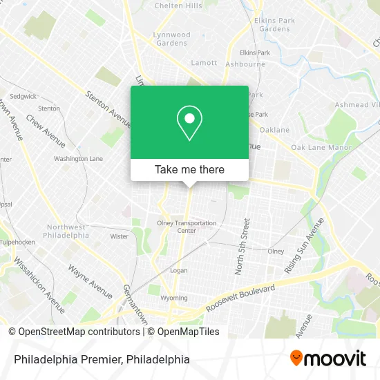 Philadelphia Premier map