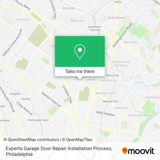 Experts Garage Door Repair Installation Process map