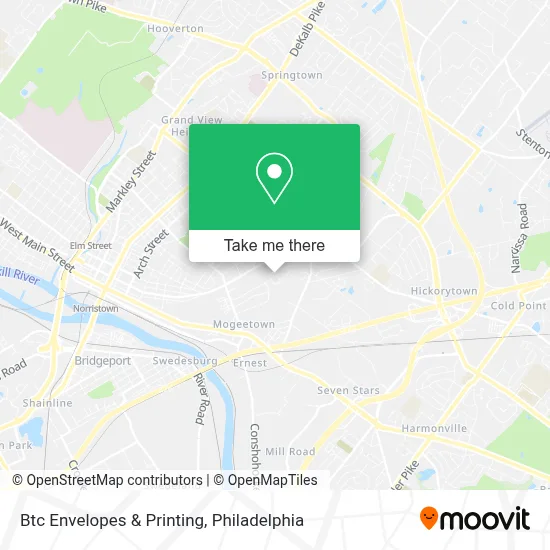 Btc Envelopes & Printing map