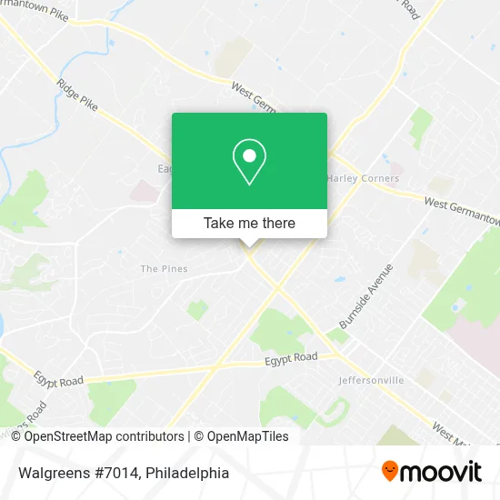 Walgreens #7014 map