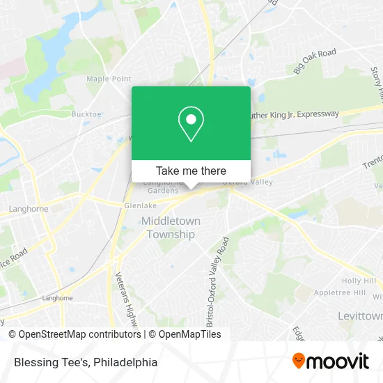 Blessing Tee's map