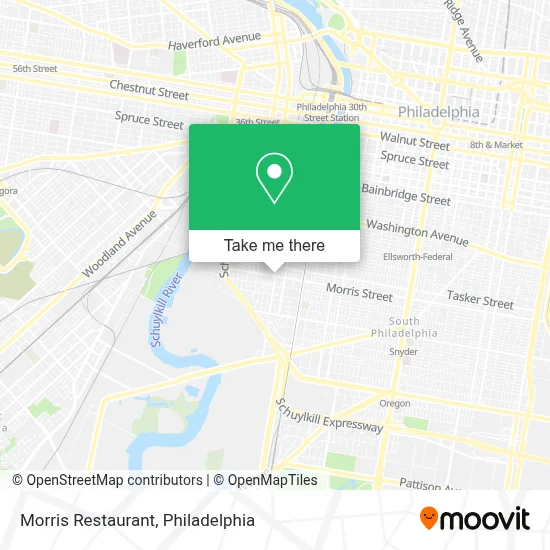 Morris Restaurant map
