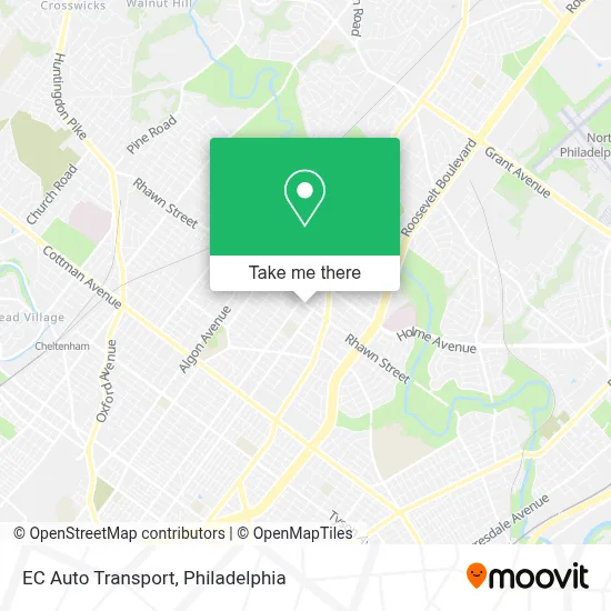 EC Auto Transport map