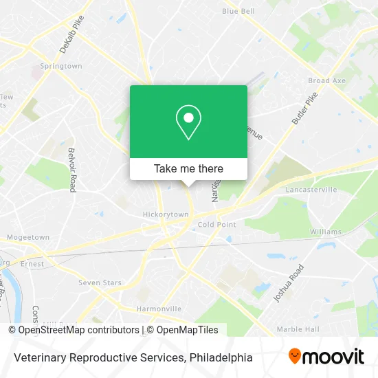 Veterinary Reproductive Services map