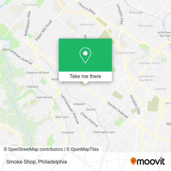 Smoke Shop map