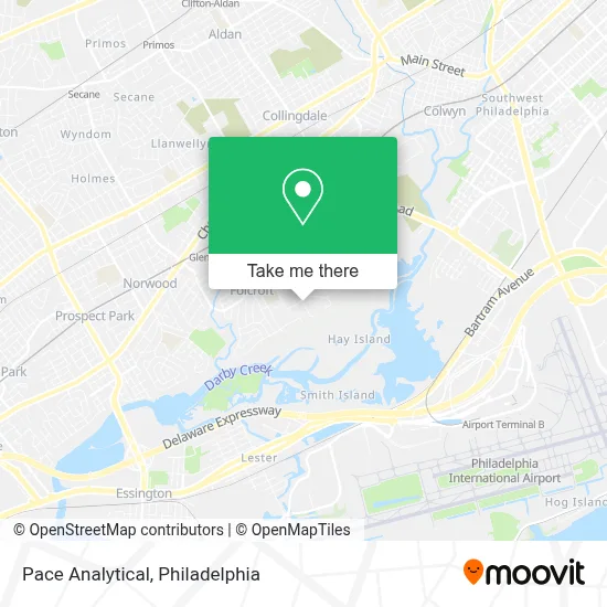 Pace Analytical map
