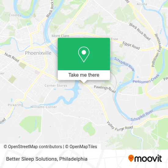 Better Sleep Solutions map