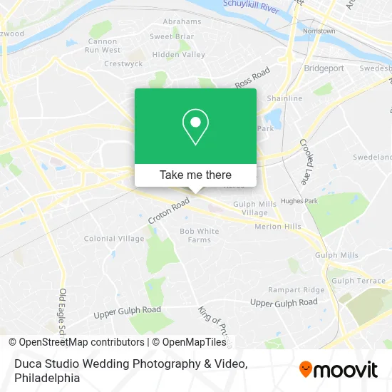Duca Studio Wedding Photography & Video map