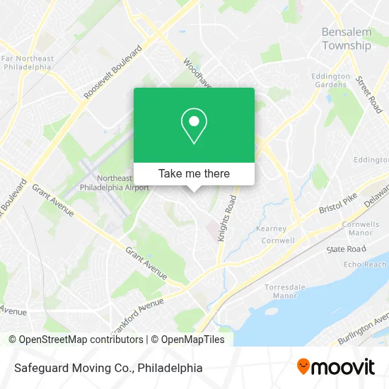 Safeguard Moving Co. map