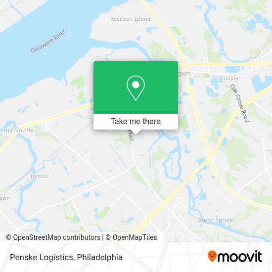 Penske Logistics map