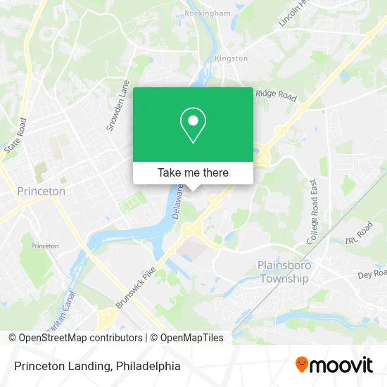 Princeton Landing map