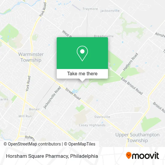 Horsham Square Pharmacy map