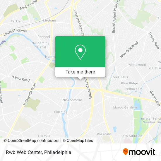 Rwb Web Center map