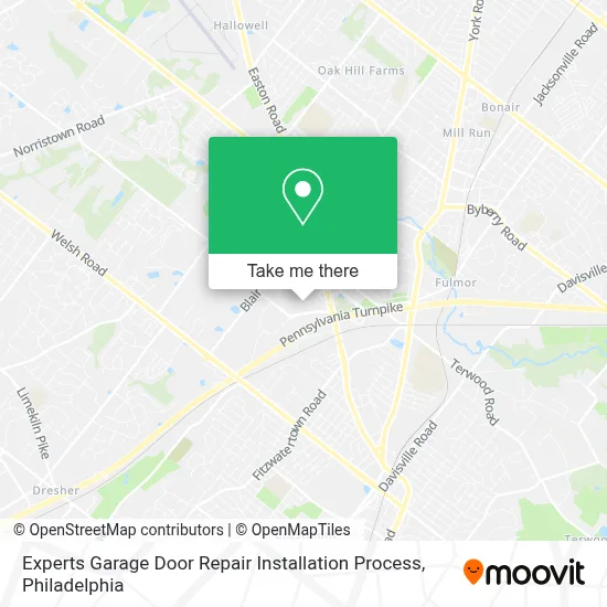 Experts Garage Door Repair Installation Process map