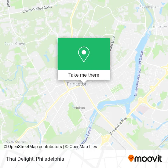 Thai Delight map