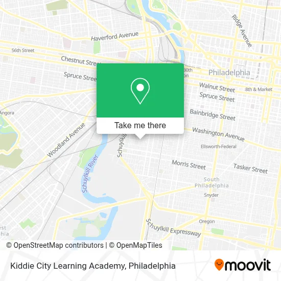 Kiddie City Learning Academy map