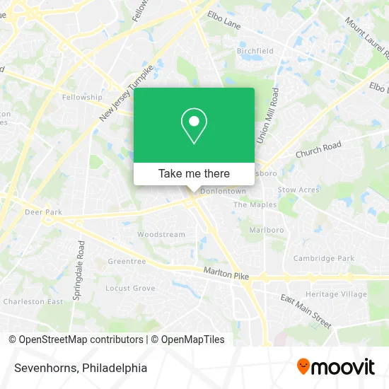 Sevenhorns map