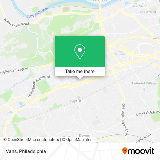 Vans map
