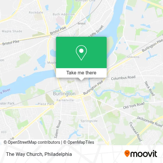 The Way Church map