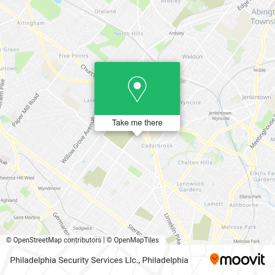 Philadelphia Security Services Llc. map
