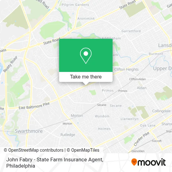 John Fabry - State Farm Insurance Agent map