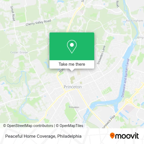 Peaceful Home Coverage map