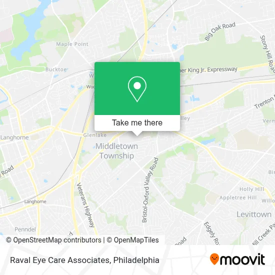 Raval Eye Care Associates map