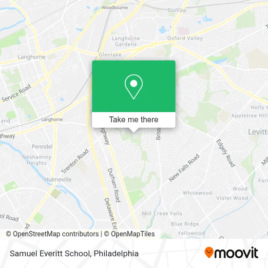 Samuel Everitt School map