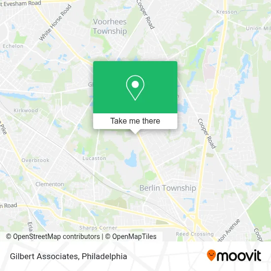 Gilbert Associates map