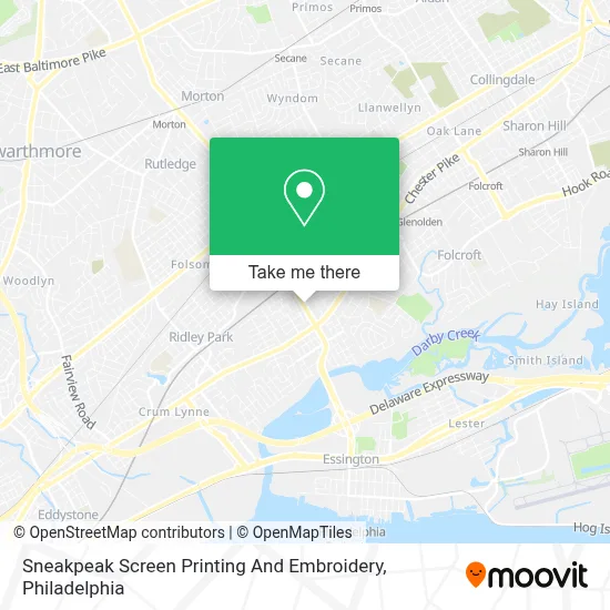 Sneakpeak Screen Printing And Embroidery map
