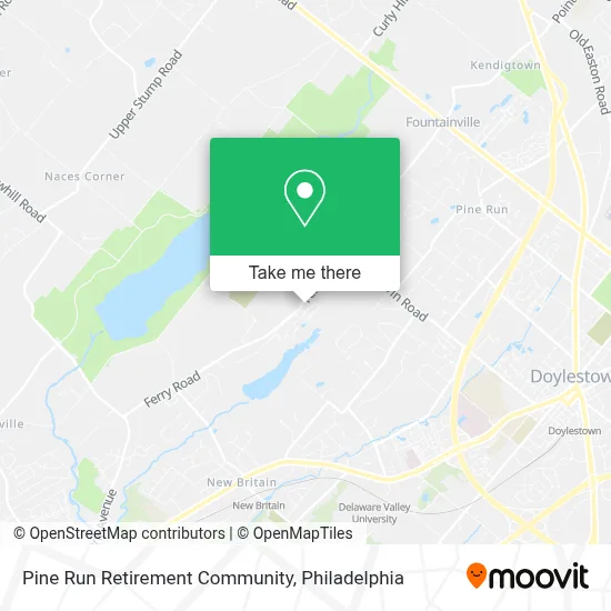 Pine Run Retirement Community map
