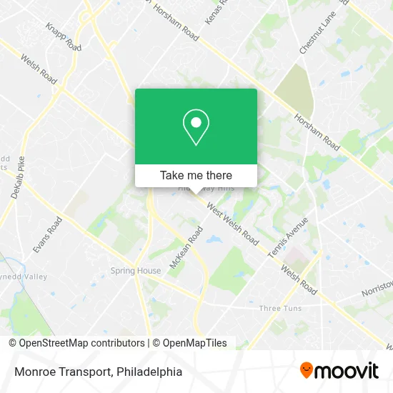 Monroe Transport map