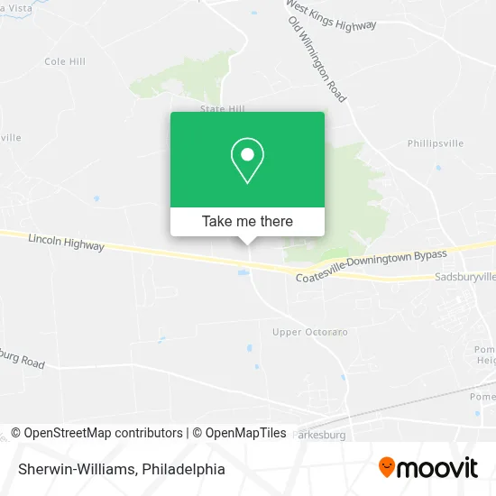 Sherwin-Williams map